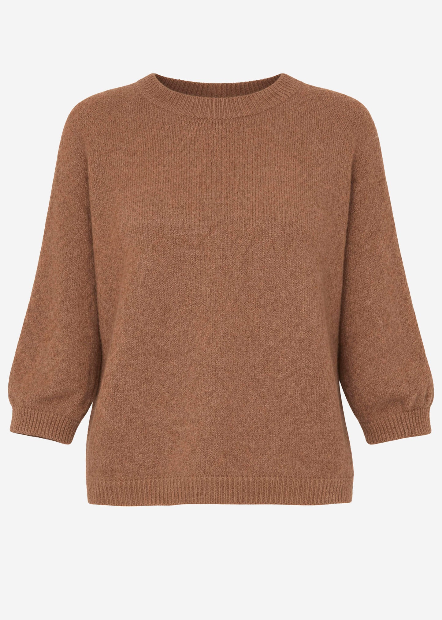 Strickoberteil  braun